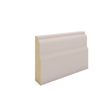 MDF PROFILES | ARCHITRAVE | LAMBS TONGUE | 75MM | 68 X 18MM | PRIMED WHITE