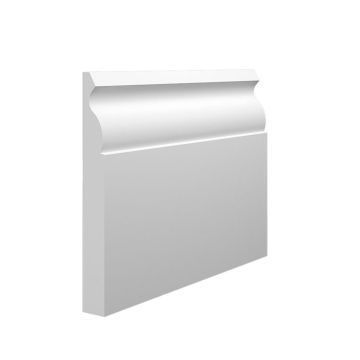 MDF PROFILES | SKIRTING | OGEE | 175MM | 168 X 18MM | PRIMED WHITE