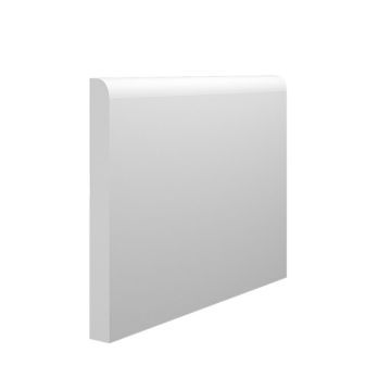 MDF PROFILES | SKIRTING | PENCIL ROUND | 100MM  | 94 X 18MM | PRIMED WHITE