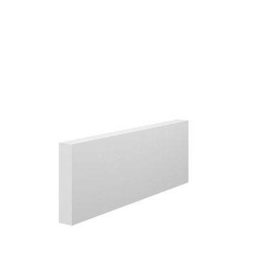 MDF PROFILES | ARCHITRAVE | SQUARE EDGE | 75MM | 68 X 18MM | PRIMED WHITE