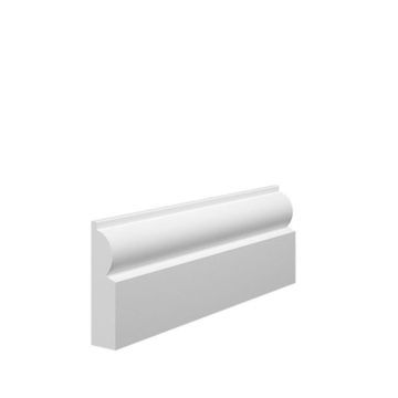 MDF PROFILES | ARCHITRAVE | TORUS | 75MM | 68 X 18MM | PRIMED WHITE