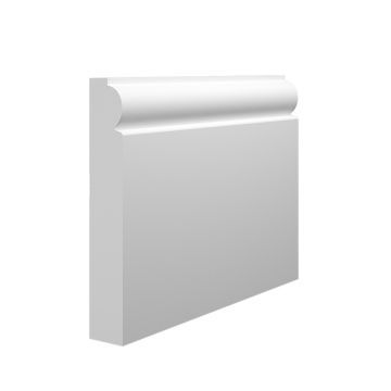 MDF PROFILES | SKIRTING | TORUS | 175MM | 168 X 18MM | PRIMED WHITE 