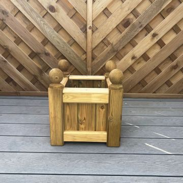 NWTT | SMALL PLANTER | 400 X 400MM | TREATED GREEN