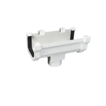 SWISH | GUTTERING | RUNNING OUTLET | OGEE | WHITE