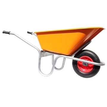 RELIANCE | CHALLENGER WHEELBARROW | 110LTR | PNEUMATIC | YELLOW