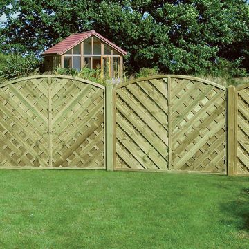 KDM | FENCE PANEL | 'V' ARCHED