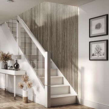 CHESHIRE MOULDINGS | WPKT12 | ACOUSTIC SLAT WALL PANEL | 2400 X 605  X 22 | WALNUT