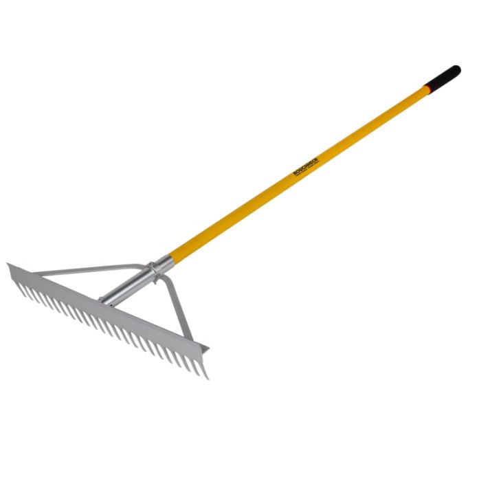 ROUGHNECK | ALUMINIUM LANDSCAPE RAKE | 600MM | 24" main product photo