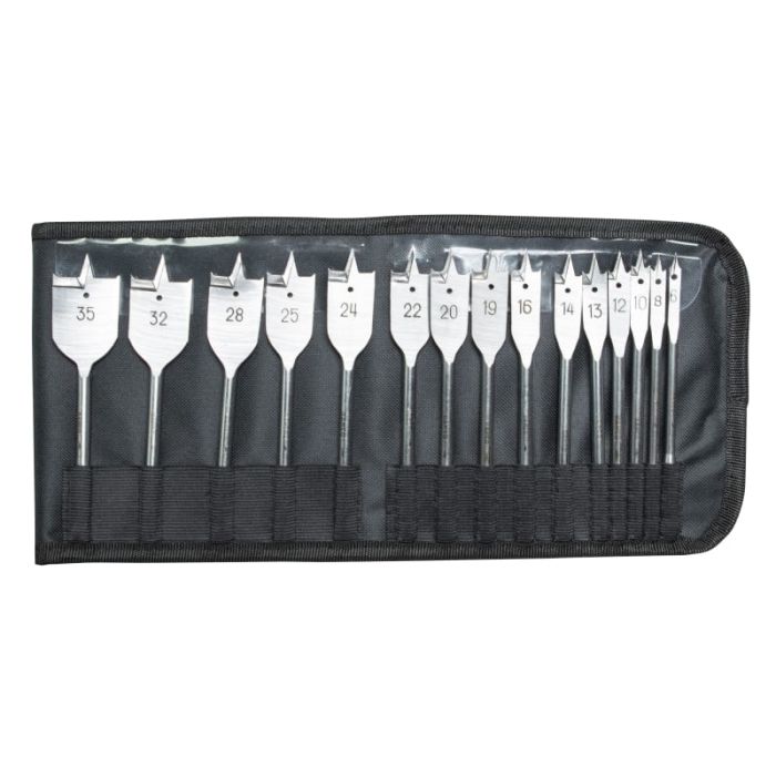 BAHCO | DRILL BIT | STANDARD | FLAT | WOOD | 15 PIECE main product photo