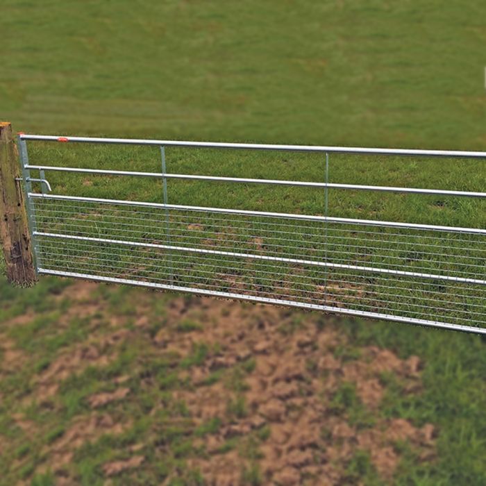 RITCHIE | FIELD GATE | HALF MESHED | 5 BAR | GALVANISED | INCLUDES HANGING KIT main product photo