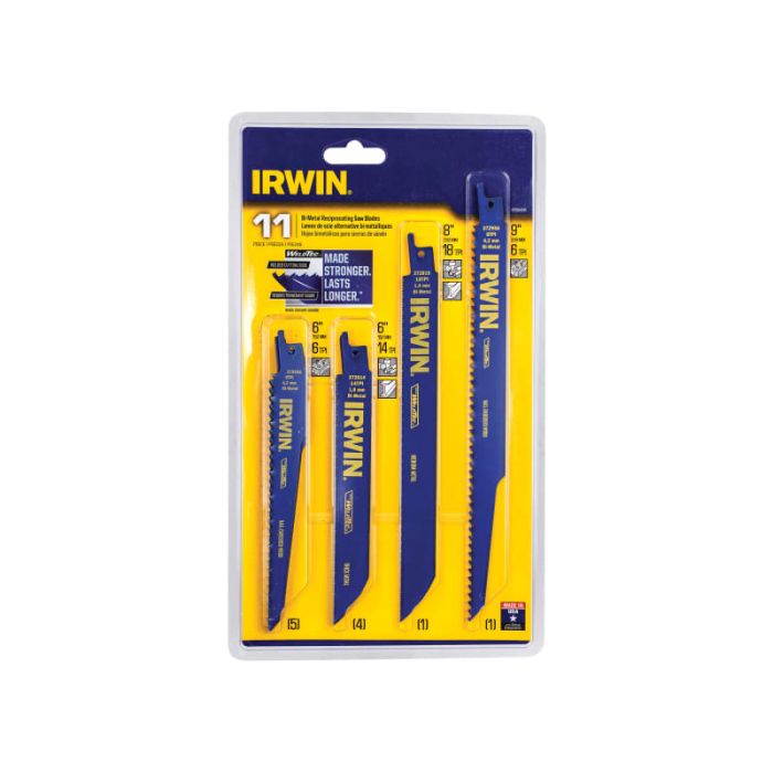 IRWIN | RECIPROCATING BLADE SET | BI-METAL | 11 PIECE main product photo