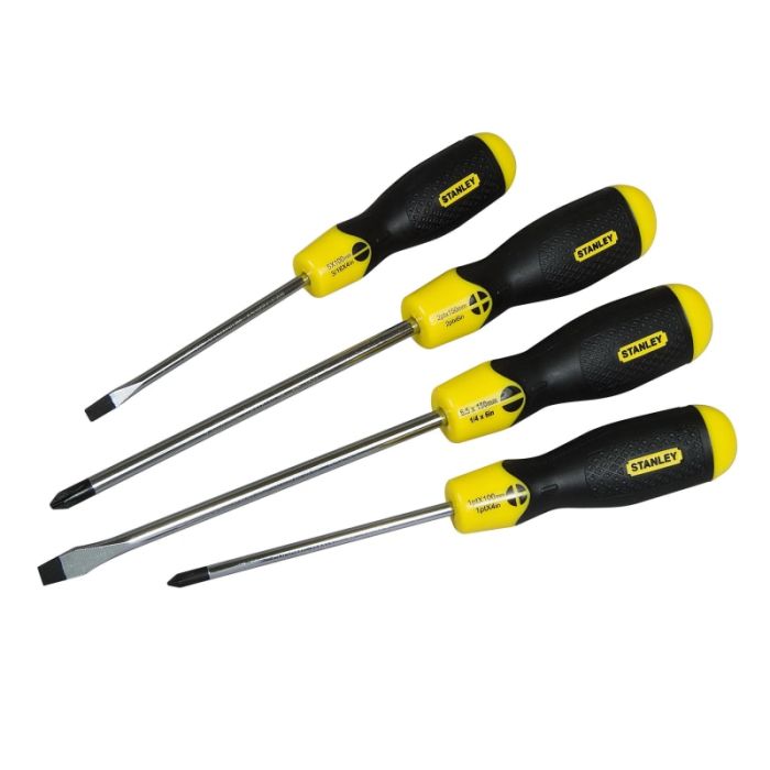 STANLEY | CUSHION GRIP | SCREWDRIVER SET | 4 PIECE main product photo