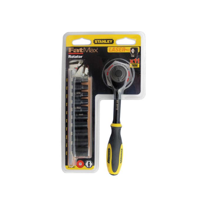STANLEY | FATMAX® | ¼" DRIVE ROTATOR SOCKET SET | 11 PIECE main product photo