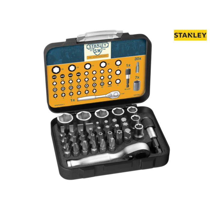 STANLEY | ¼" SOCKET SET | 39 PIECE main product photo