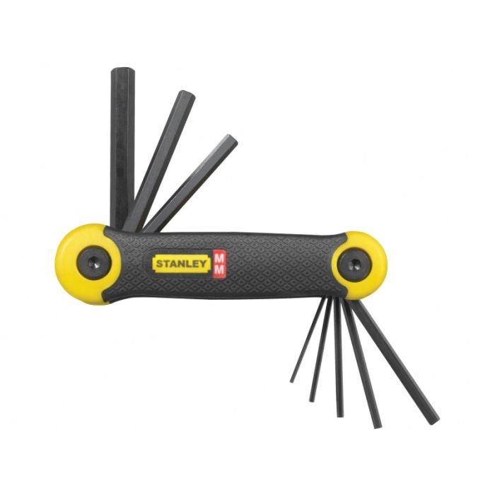 STANLEY | HEXAGON KEY SET | FOLDING | METRIC | 8 PIECE main product photo
