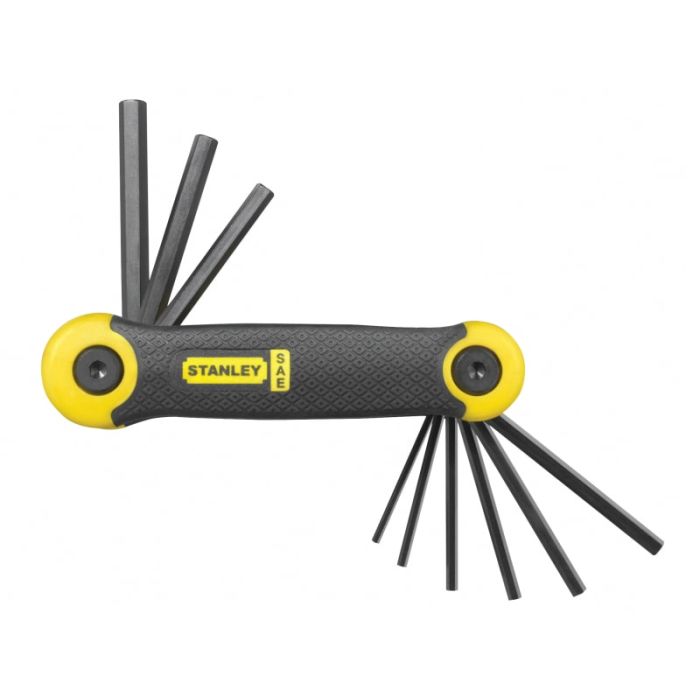 STANLEY | HEXAGON KEY SET | FOLDING | IMPERIAL | 9 PIECE main product photo