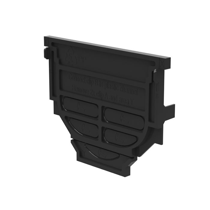 ACO | HEX DRAIN & RAIN DRAIN | A15 | CLOSING END CAP | PLASTIC main product photo
