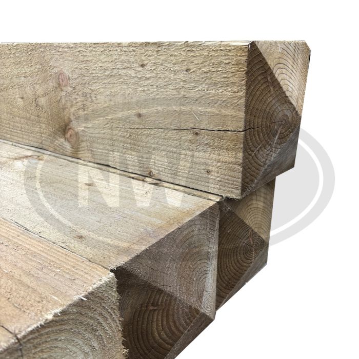 ROUGH SAWN | UNGRADED | BRITISH | SOFTWOOD |  4-WAY TOP | 2.4 X 175 X 175MM main product photo