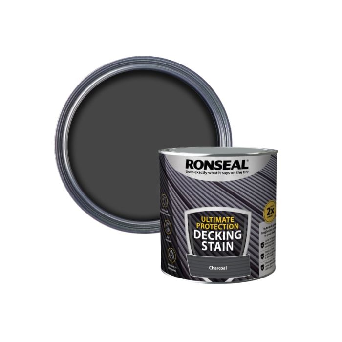 RONSEAL | ULTIMATE PROTECTION | DECKING STAIN | CHARCOAL | 2.5L main product photo