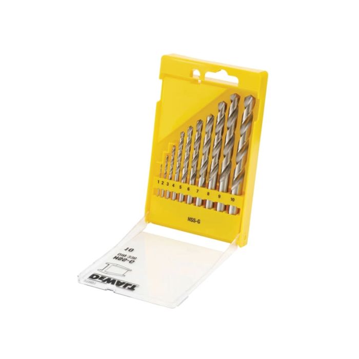 DEWALT | DRILL BIT | EXTREME | STANDARD | HSS | 10 PIECE SET main product photo