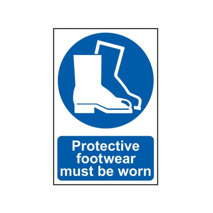 SCAN | SAFETY SIGN | PROTECTIVE FOOTWEAR MUST BE WORN | 200 X 300 | PVC main product photo