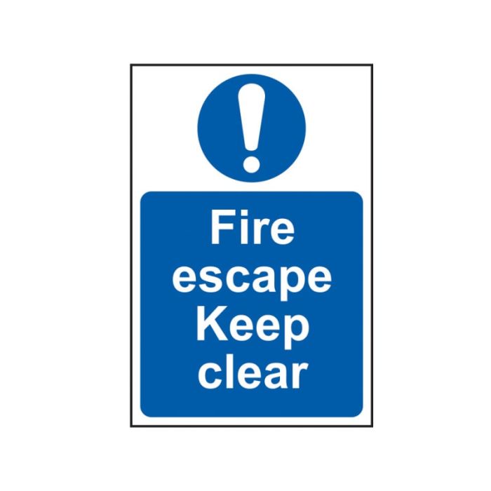 SCAN | SAFETY SIGN | KEEP CLEAR | 200 X 300 | PVC main product photo