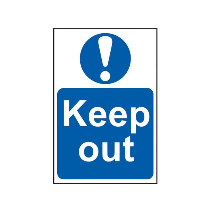 SCAN | SAFETY SIGN | KEEP OUT | 200 X 300 | PVC main product photo