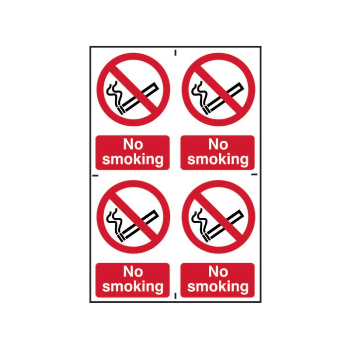 SCAN | SAFETY SIGN | NO SMOKING | 100 X 150 | PVC main product photo