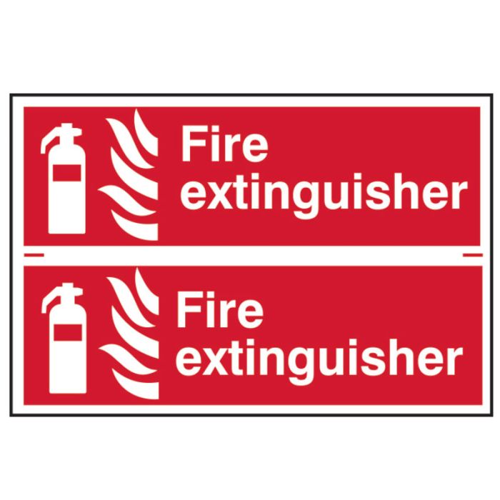 SCAN | SAFETY SIGN | FIRE EXTINGUISHER | 300 X 100 | PVC main product photo
