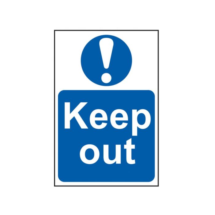SCAN | SAFETY SIGN | KEEP OUT | 400 X 600 | PVC main product photo