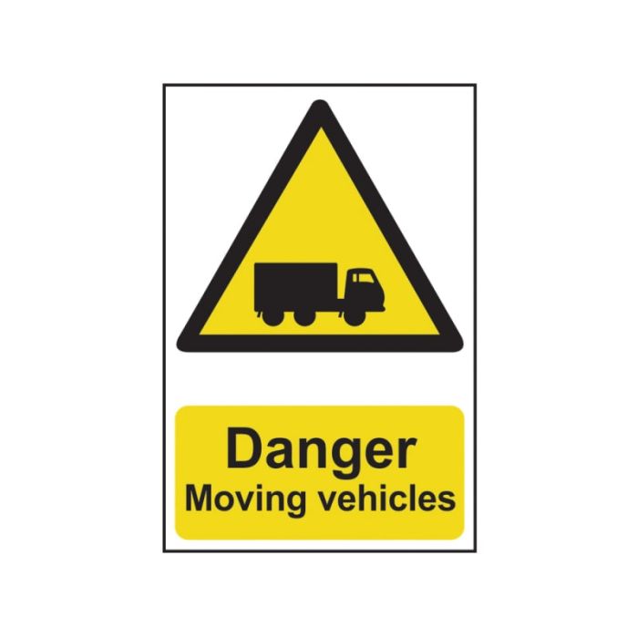 SCAN | SAFETY SIGN | DANGER MOVING VEHICLES | 400 X 600 | PVC main product photo