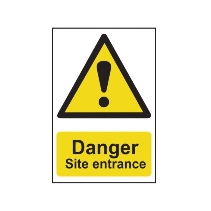 SCAN | SAFETY SIGN | DANGER SITE ENTRANCE | 400 X 600 | PVC main product photo