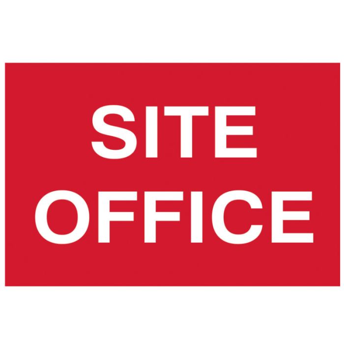 SCAN | SAFETY SIGN | SITE OFFICE | 600 X 400 | PVC main product photo