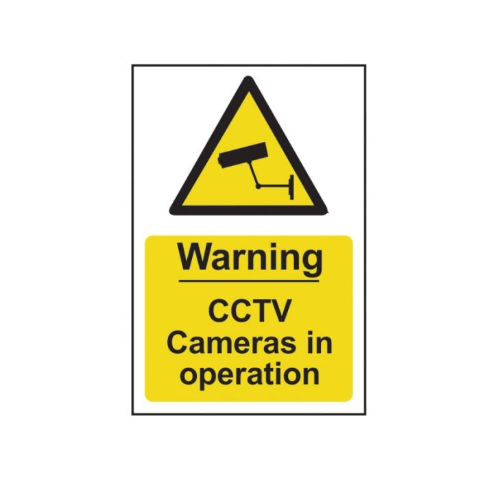 SCAN | SAFETY SIGN | WARNING CCTV IN OPERATION | 200 X 300 | PVC main product photo