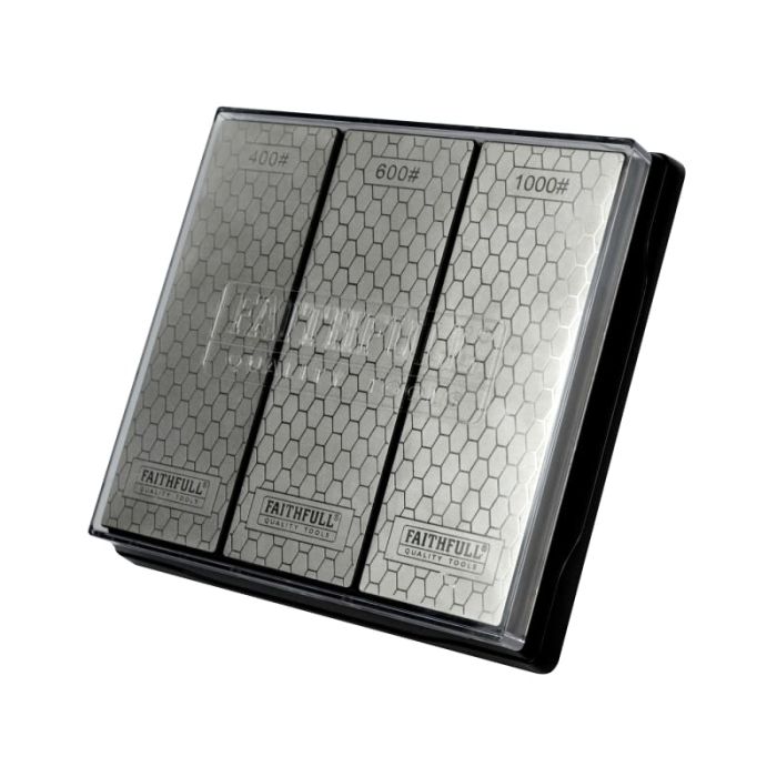 FAITHFULL | DIAMOND WHETSTONE KIT | 3 PIECE main product photo