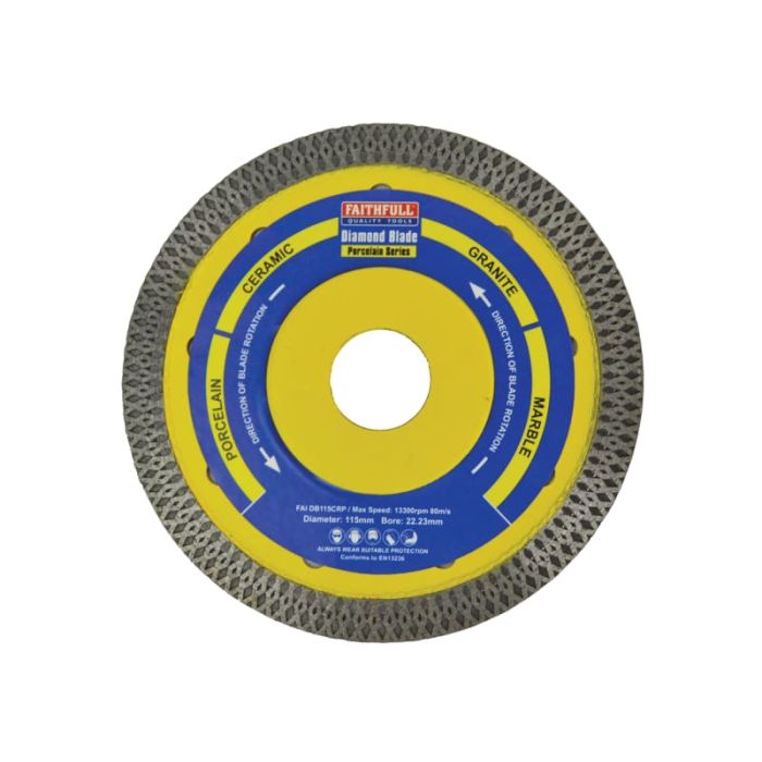 FAITHFULL | CUTTING DISC | DIAMOND | PORCELAIN | MASONRY | 115MM main product photo