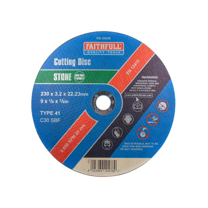FAITHFULL | CUTTING DISC | STONE | 230MM main product photo