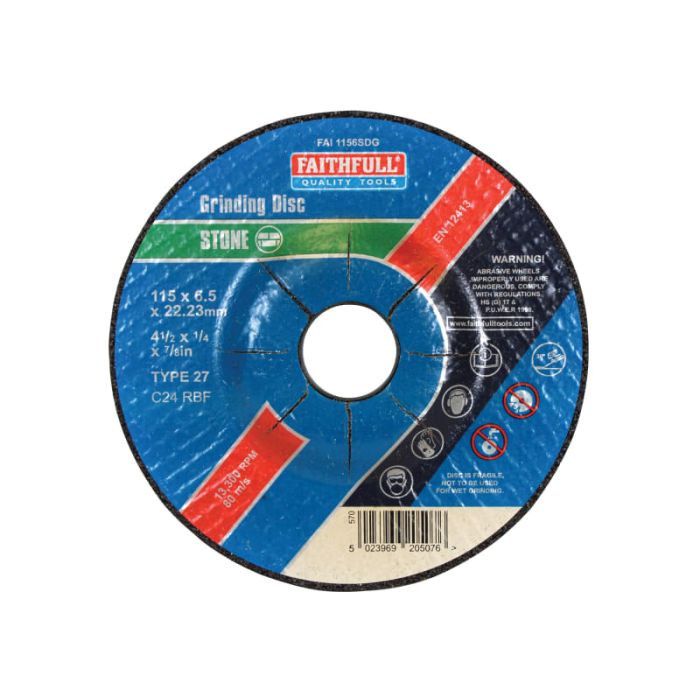 FAITHFULL | GRINDING DISC | STONE | 115MM main product photo