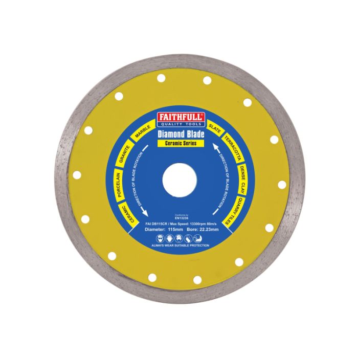 FAITHFULL | CUTTING DISC | DIAMOND | CERAMIC | MASONRY | 180MM main product photo