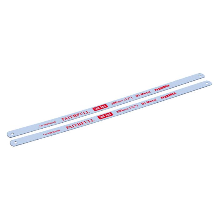 FAITHFULL | HACKSAW | BLADE | 300MM | 24TPI | PACK 2 main product photo