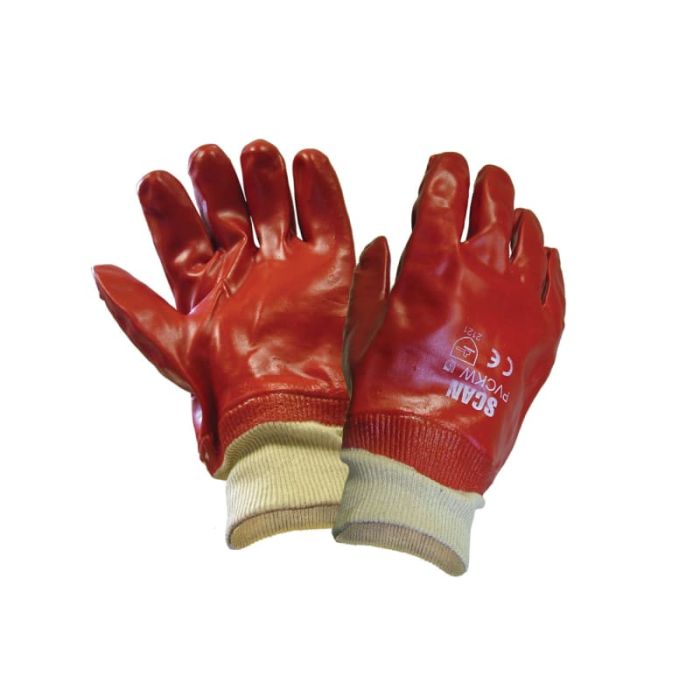 SCAN | GLOVES | PVC KNITWRIST | SIZE 9 | LARGE main product photo