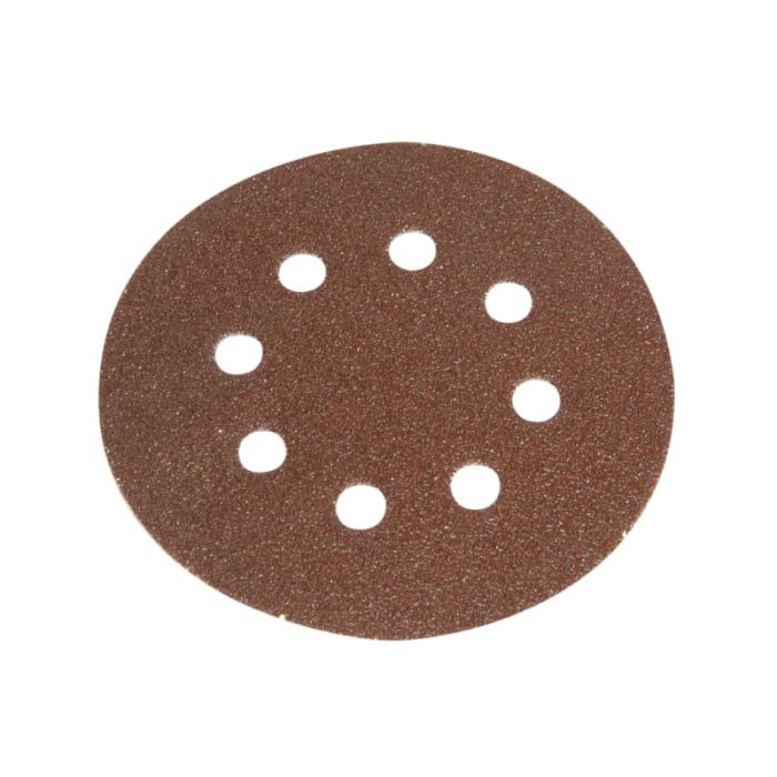 FAITHFULL | ROUND SANDING PAPER | HOOK & LOOP | 125MM | MEDIUM - FINE | 100G | PACK 5 main product photo