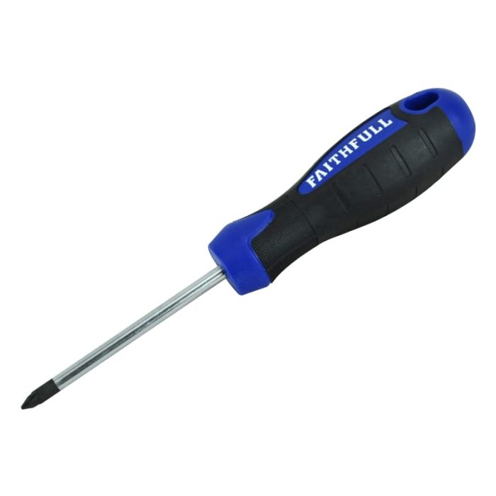 FAITHFULL | SOFT GRIP | SCREWDRIVER | PZ2 | 100MM main product photo