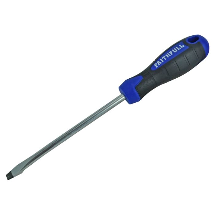 FAITHFULL | SOFT GRIP | SCREWDRIVER | SLOTTED | 8.0MM | 150MM main product photo