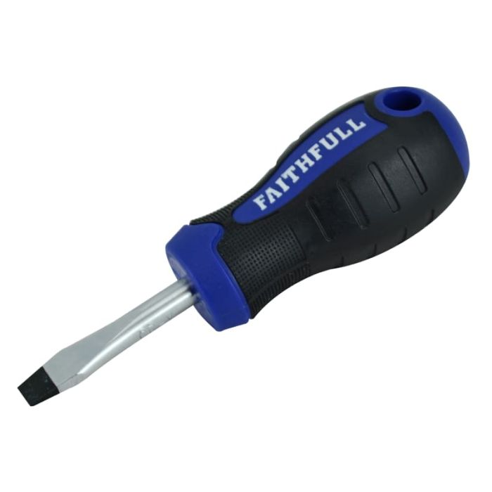 FAITHFULL | SOFT GRIP | SCREWDRIVER | SLOTTED | 6.5MM | 38MM main product photo