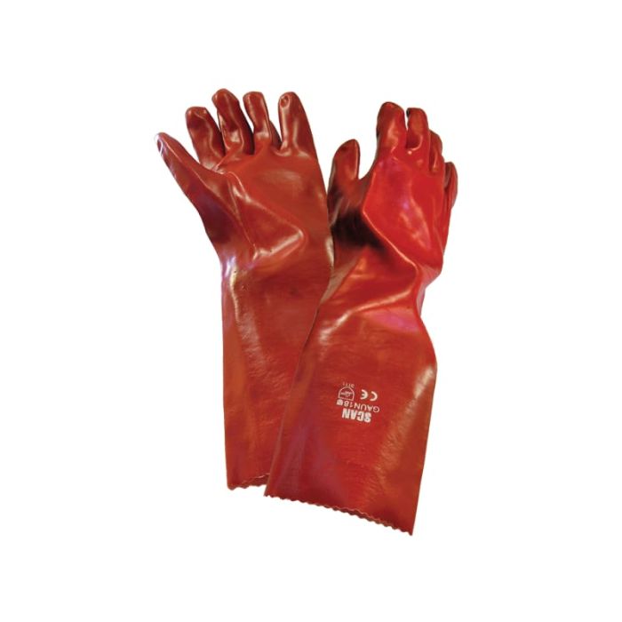 SCAN | GLOVES | PVC GAUNTLETS | 45CM | SIZE 9 | LARGE main product photo