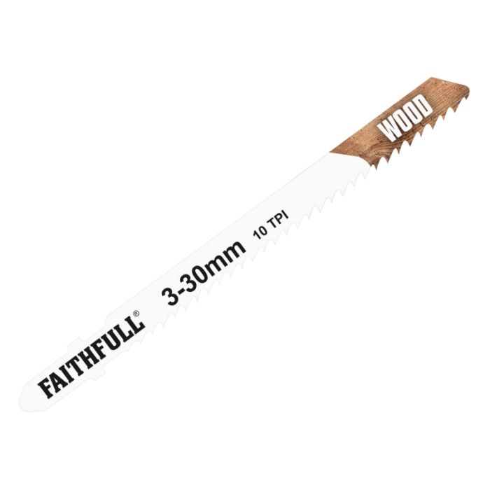 FAITHFULL | JIGSAW BLADE | HCS | WOOD | T101B | 5 PACK main product photo
