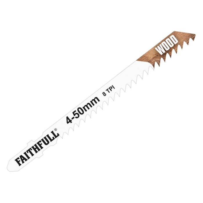 FAITHFULL | JIGSAW BLADE | HCS | WOOD | T111C | 5 PACK main product photo