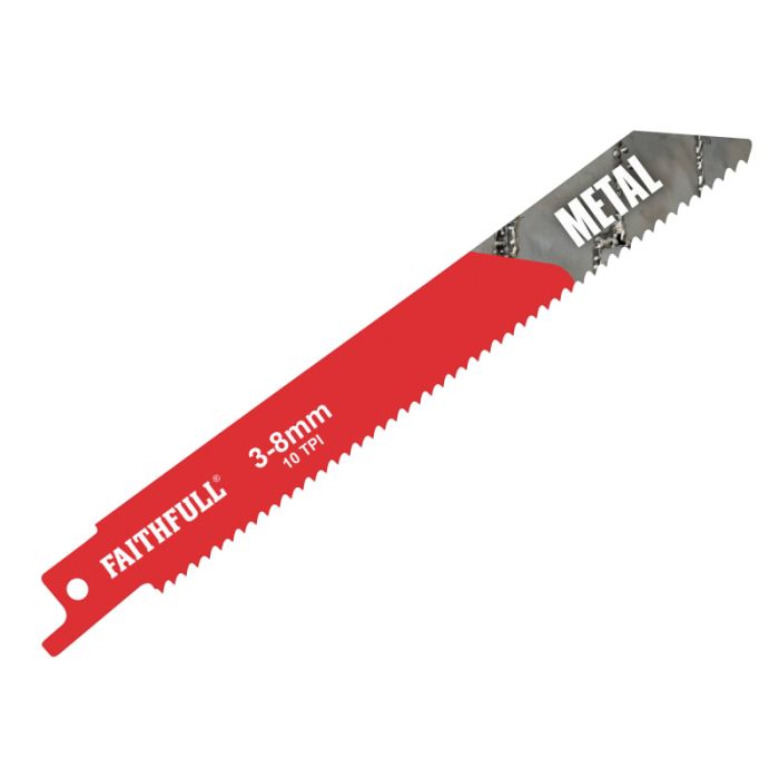 FAITHFULL | SABRE SAW BLADE | METAL | 10TPI | 150MM | PACK 5 main product photo