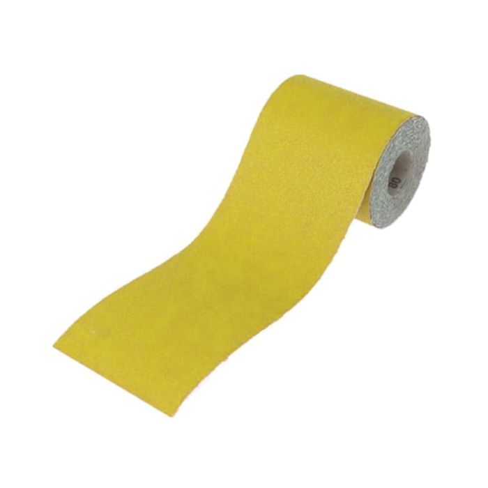 FAITHFULL | ALUMINIUM OXIDE SANDING PAPER | YELLOW | 60 GRIT | 115MM X 5M main product photo